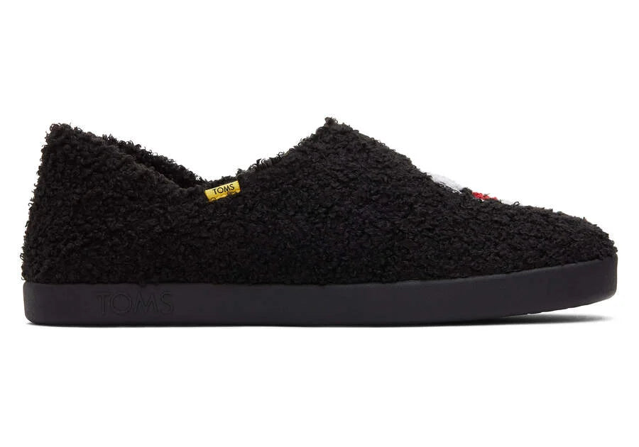 TOMS x PEANUTS® Ezra Slipper Black & TOMS México